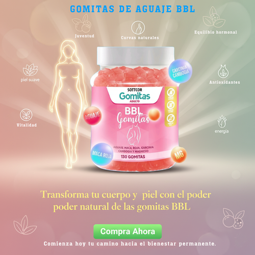 Aguaje Bbl para Adultos Gomitas Sottcor